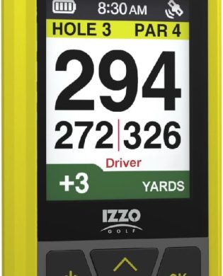Izzo Swami 6000 Handheld Golf GPS Water-Resistant Color Display With 38,000 Course Maps & Scorekeeper Model may vary